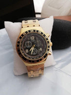 Montre Swatch black Gold High quality