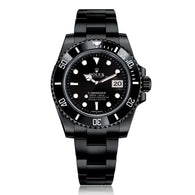 ROLEX Submariner Date Black PVD/DLC Coated Stainless Steel Watch 116610LN