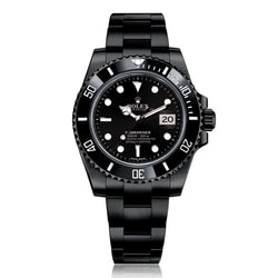ROLEX Submariner Date Black PVD/DLC Coated Stainless Steel Watch 116610LN